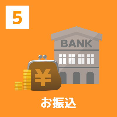 STEP5. お振り込み・ご返送を致します
