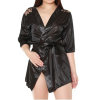 Lingerie Collection セクシーナイトローブ(N-001)ブラック