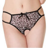 Lingerie Collection オープンクロッチパンティ(O-006)レオパード