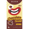 オリヴィア ナチュラルラテックスダム 6枚入り チョコレートの画像