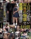 人目のつかない屋外の物陰で悪戯される美○女わいせつ映像4時間－-のDVD画像